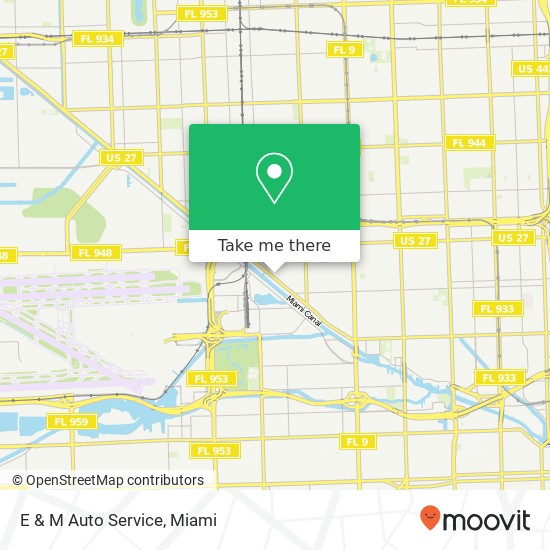 Mapa de E & M Auto Service