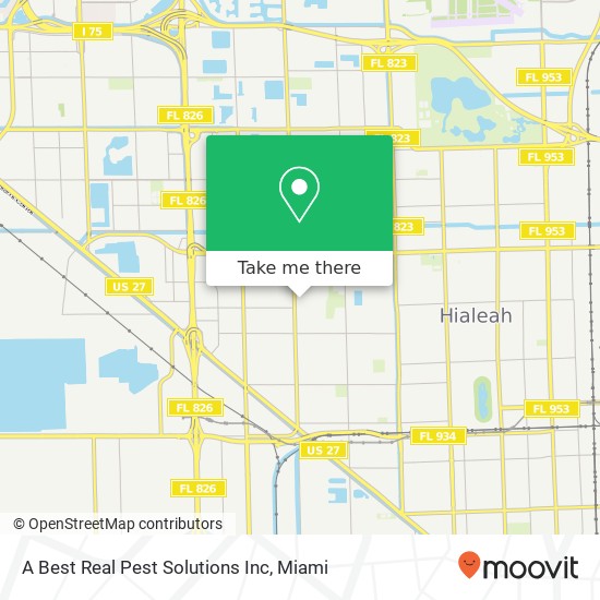 A Best Real Pest Solutions Inc map