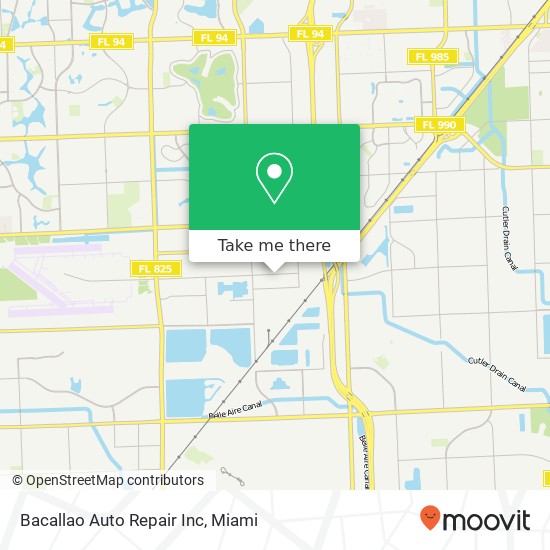 Mapa de Bacallao Auto Repair Inc