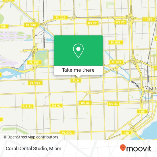 Mapa de Coral Dental Studio