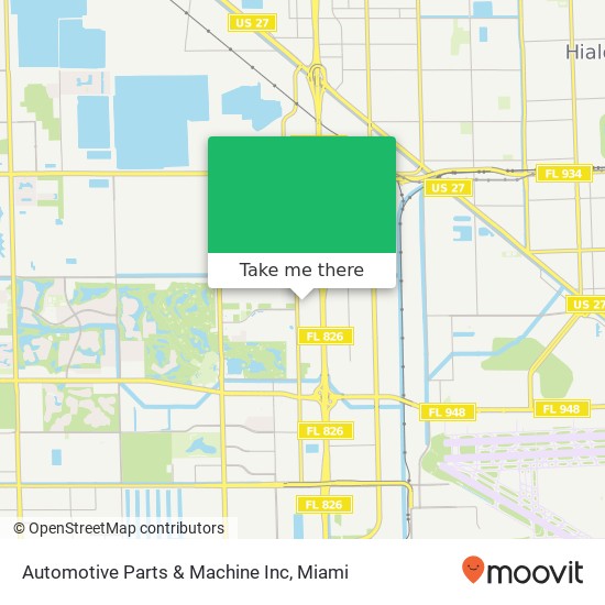 Automotive Parts & Machine Inc map