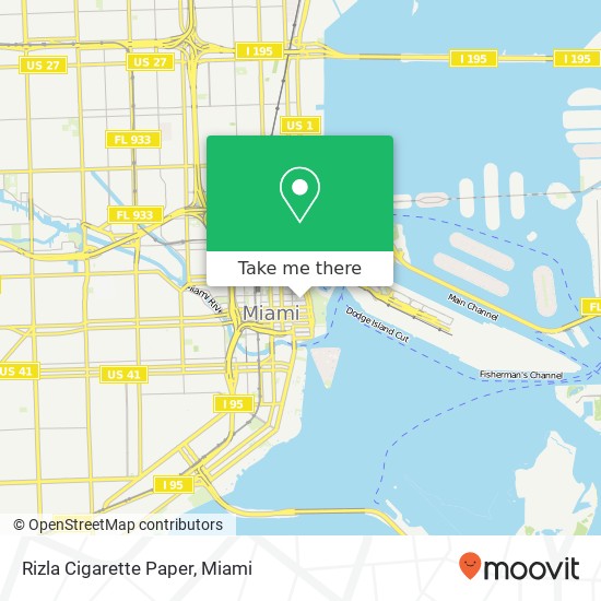 Rizla Cigarette Paper map