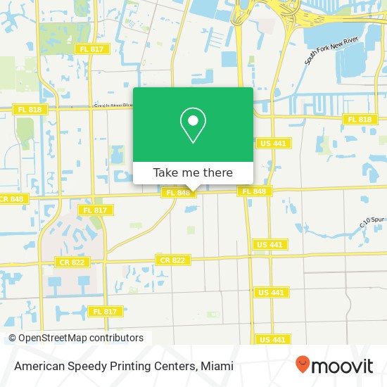 Mapa de American Speedy Printing Centers