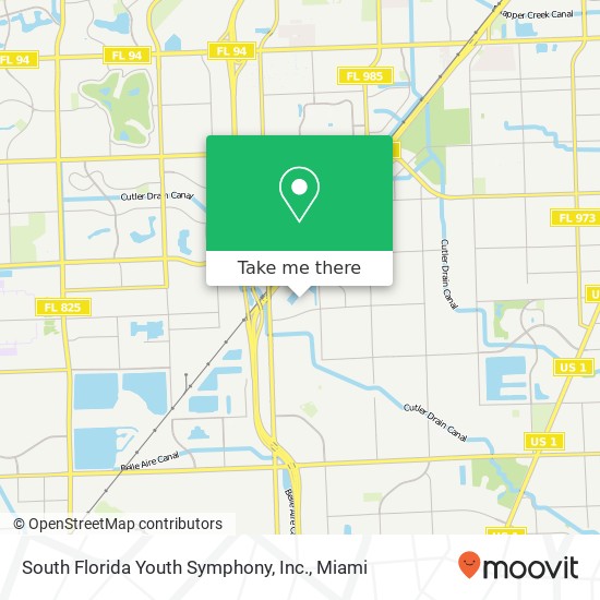 Mapa de South Florida Youth Symphony, Inc.