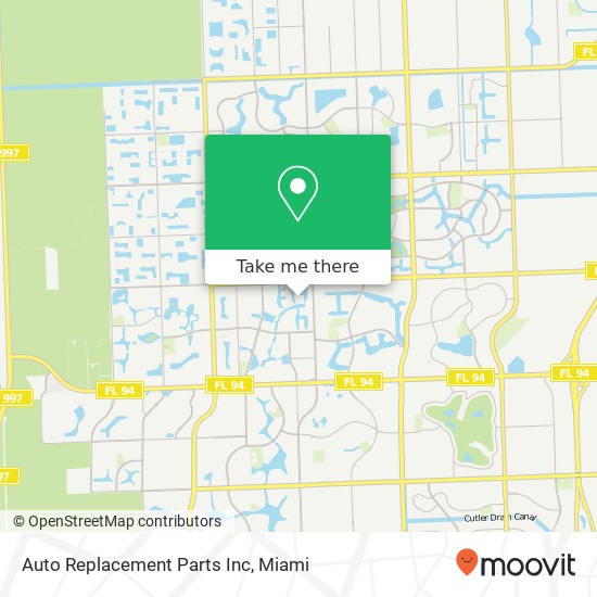 Auto Replacement Parts Inc map