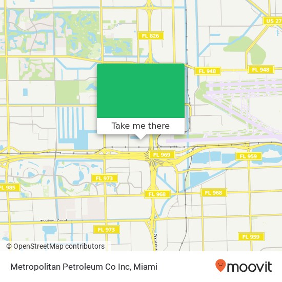 Mapa de Metropolitan Petroleum Co Inc