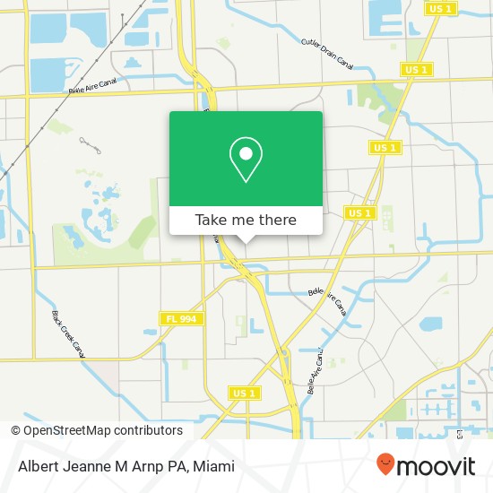 Albert Jeanne M Arnp PA map