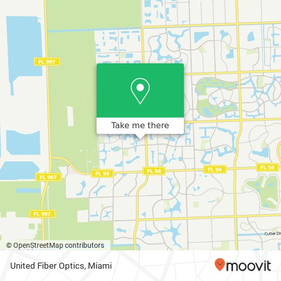 United Fiber Optics map