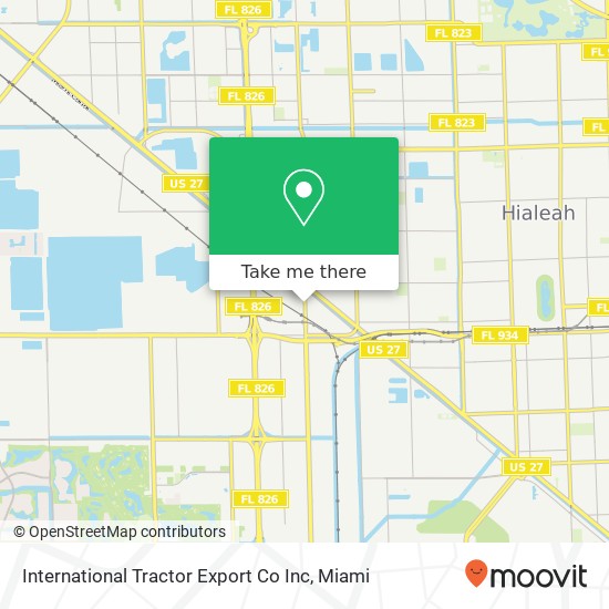 Mapa de International Tractor Export Co Inc
