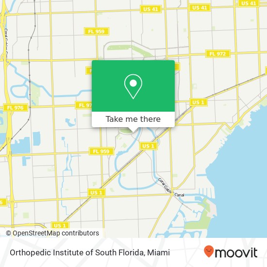 Orthopedic Institute of South Florida map