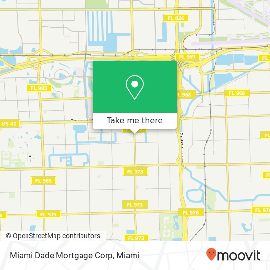 Mapa de Miami Dade Mortgage Corp