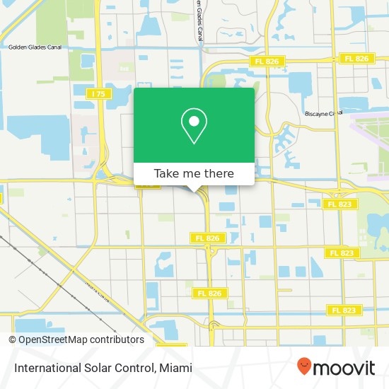 Mapa de International Solar Control