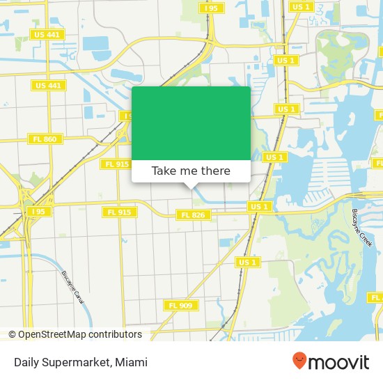 Mapa de Daily Supermarket