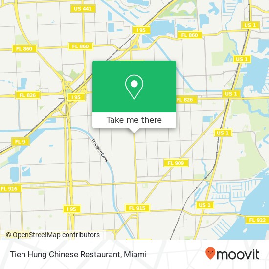 Tien Hung Chinese Restaurant map