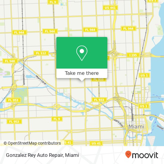 Gonzalez Rey Auto Repair map