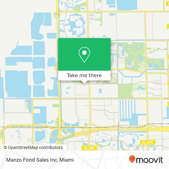 Manzo Food Sales Inc map