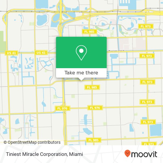 Mapa de Tiniest Miracle Corporation