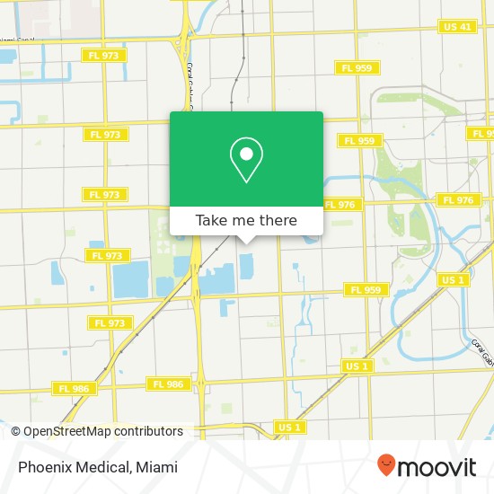 Phoenix Medical map