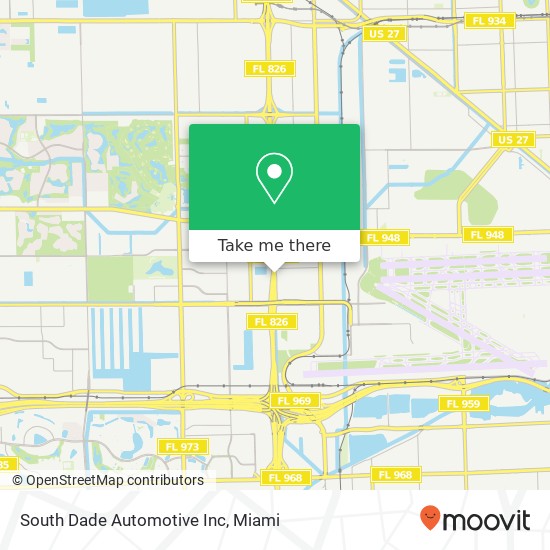 Mapa de South Dade Automotive Inc