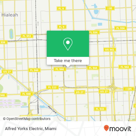 Mapa de Alfred Yorks Electric