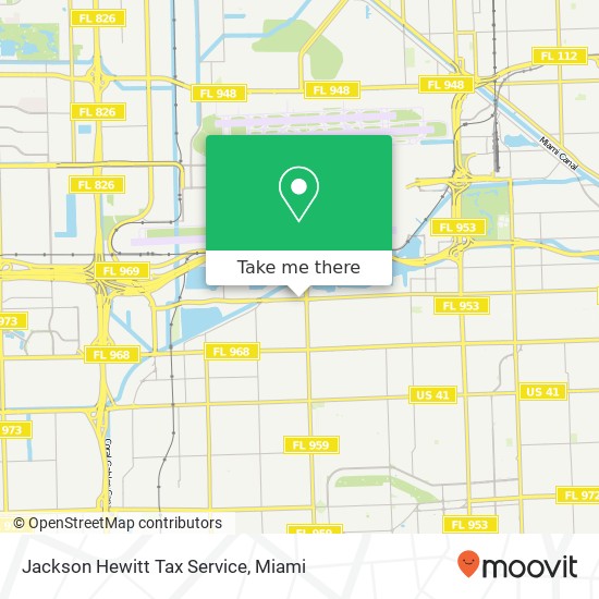 Jackson Hewitt Tax Service map