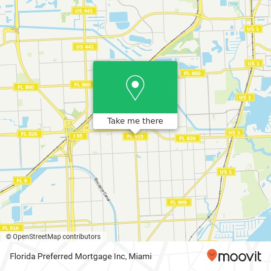 Mapa de Florida Preferred Mortgage Inc