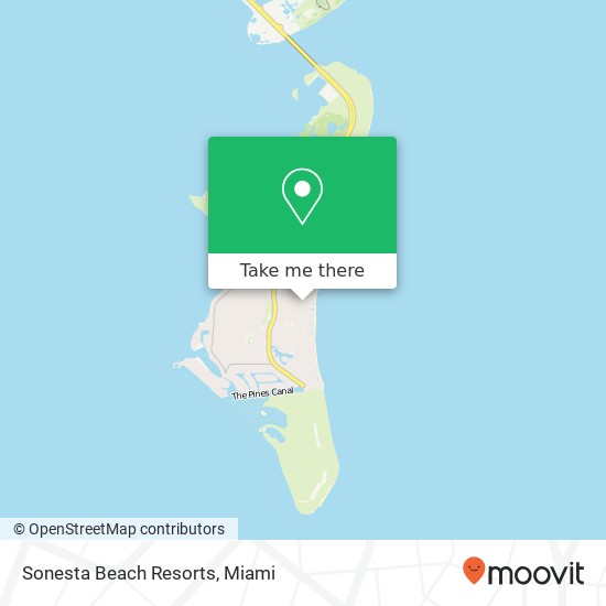 Mapa de Sonesta Beach Resorts