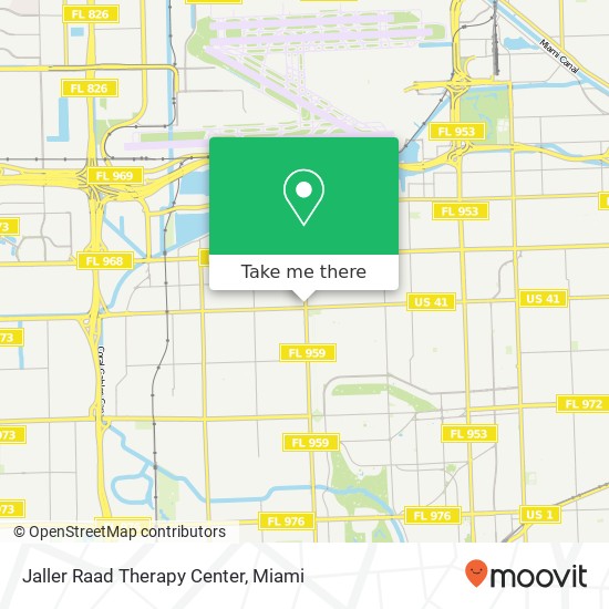 Jaller Raad Therapy Center map