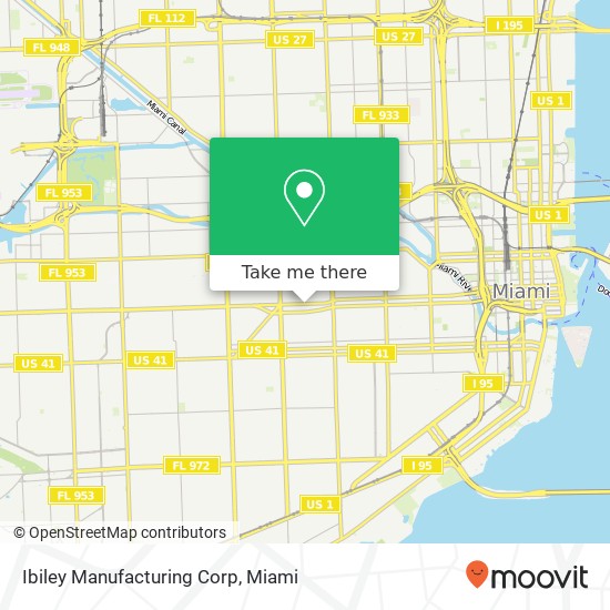 Ibiley Manufacturing Corp map