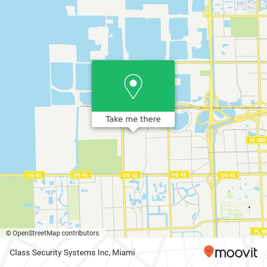 Class Security Systems Inc map
