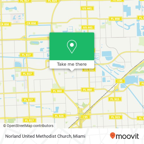 Mapa de Norland United Methodist Church