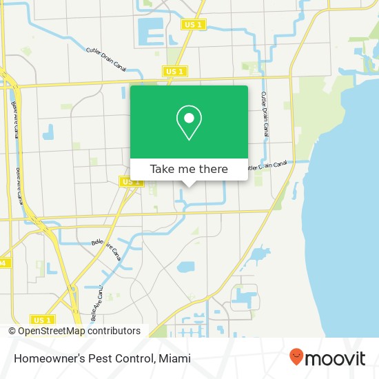 Mapa de Homeowner's Pest Control