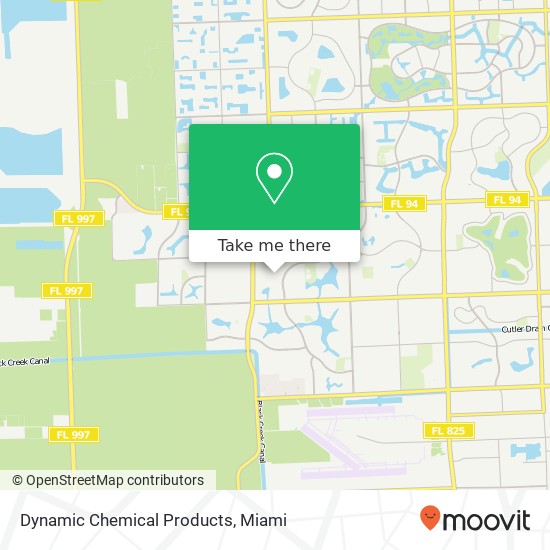 Mapa de Dynamic Chemical Products