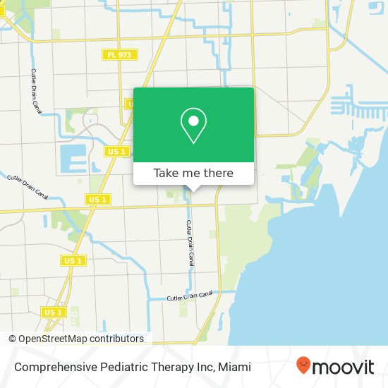 Mapa de Comprehensive Pediatric Therapy Inc