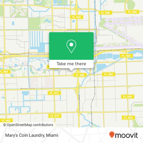 Mapa de Mary's Coin Laundry