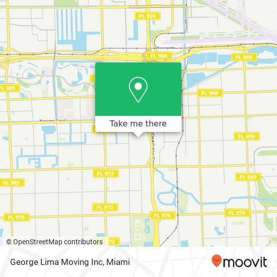 Mapa de George Lima Moving Inc