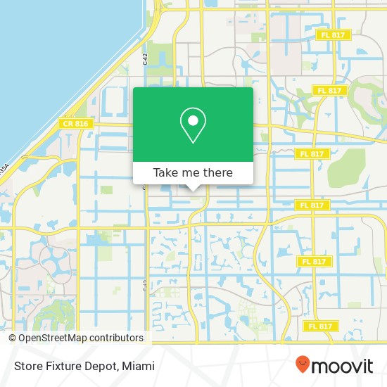 Store Fixture Depot map
