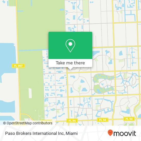 Paso Brokers International Inc map