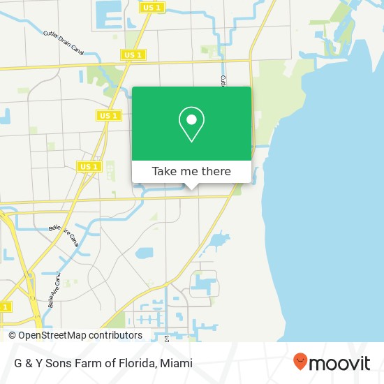 G & Y Sons Farm of Florida map