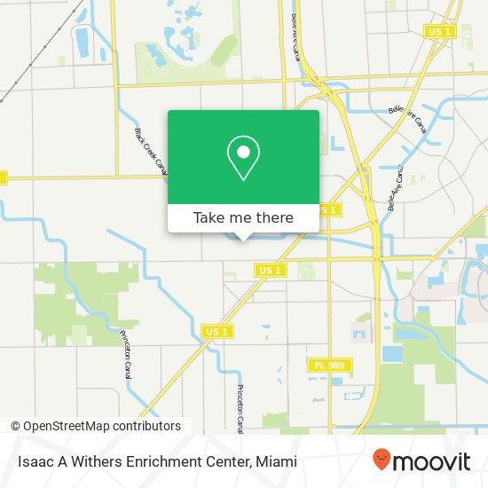 Isaac A Withers Enrichment Center map