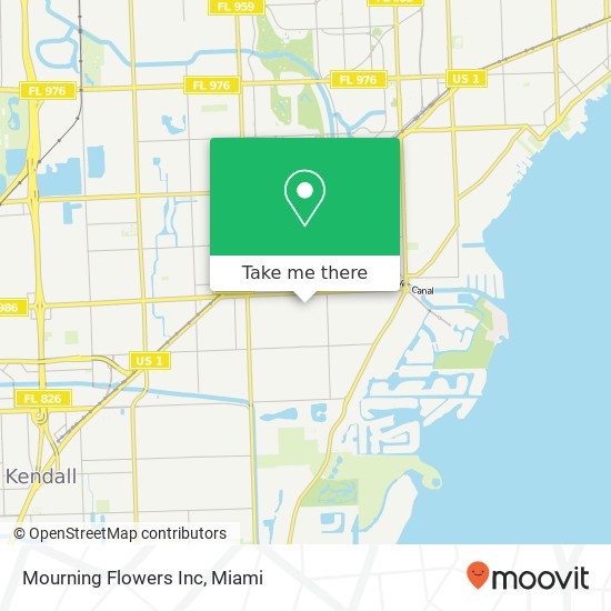 Mapa de Mourning Flowers Inc