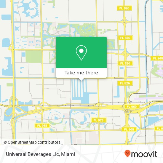 Mapa de Universal Beverages Llc