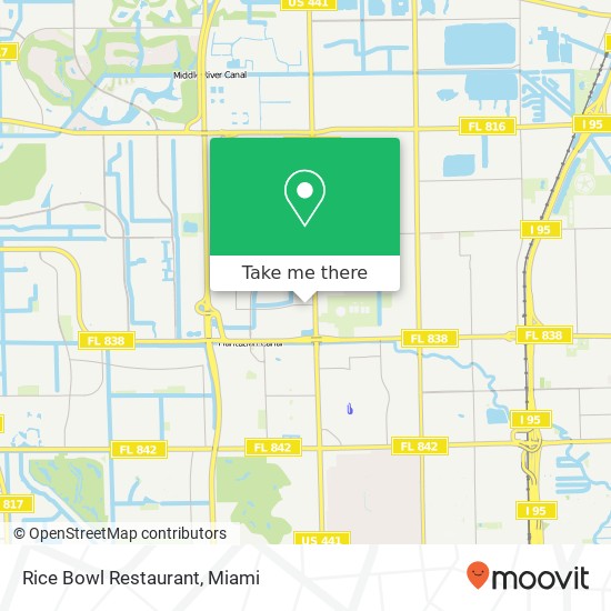 Mapa de Rice Bowl Restaurant