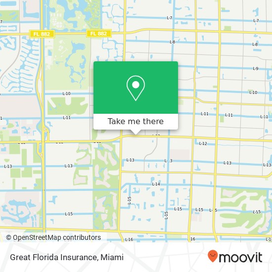 Mapa de Great Florida Insurance