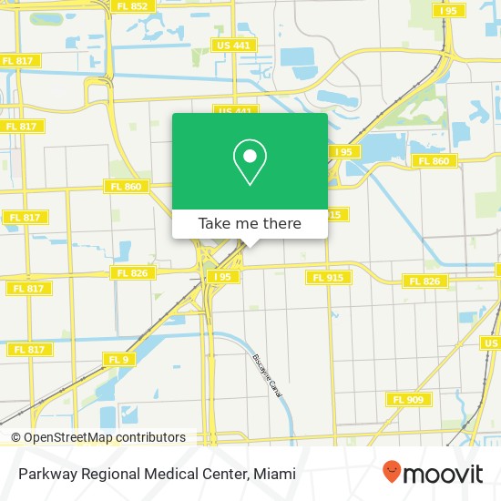 Parkway Regional Medical Center map