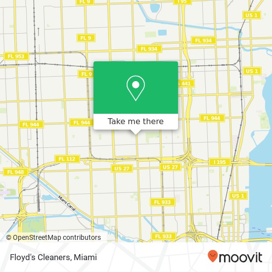 Floyd's Cleaners map