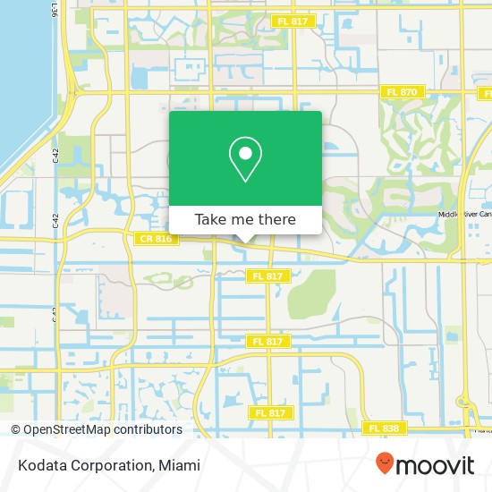 Kodata Corporation map