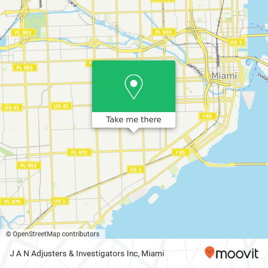 J A N Adjusters & Investigators Inc map