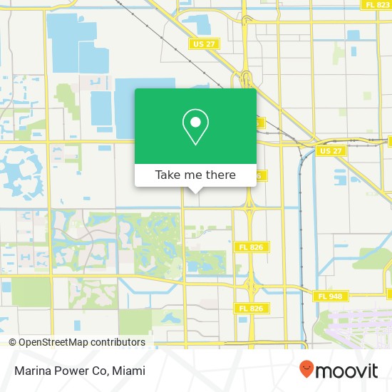 Marina Power Co map