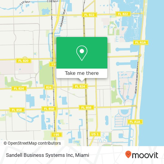 Mapa de Sandell Business Systems Inc